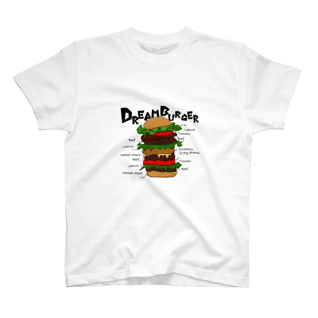 にじいろルークスのDREAM BURGER Regular Fit T-Shirt