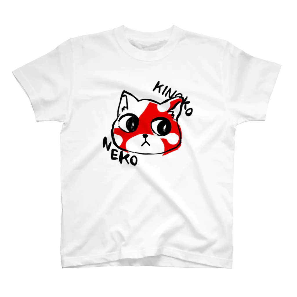 ののきのこ＊のKINOKO NEKO スタンダードTシャツ