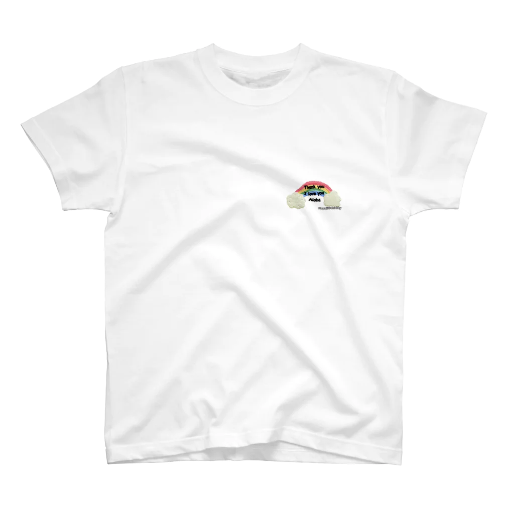 ハワイのChiakkyのRainbow  スタンダードTシャツ