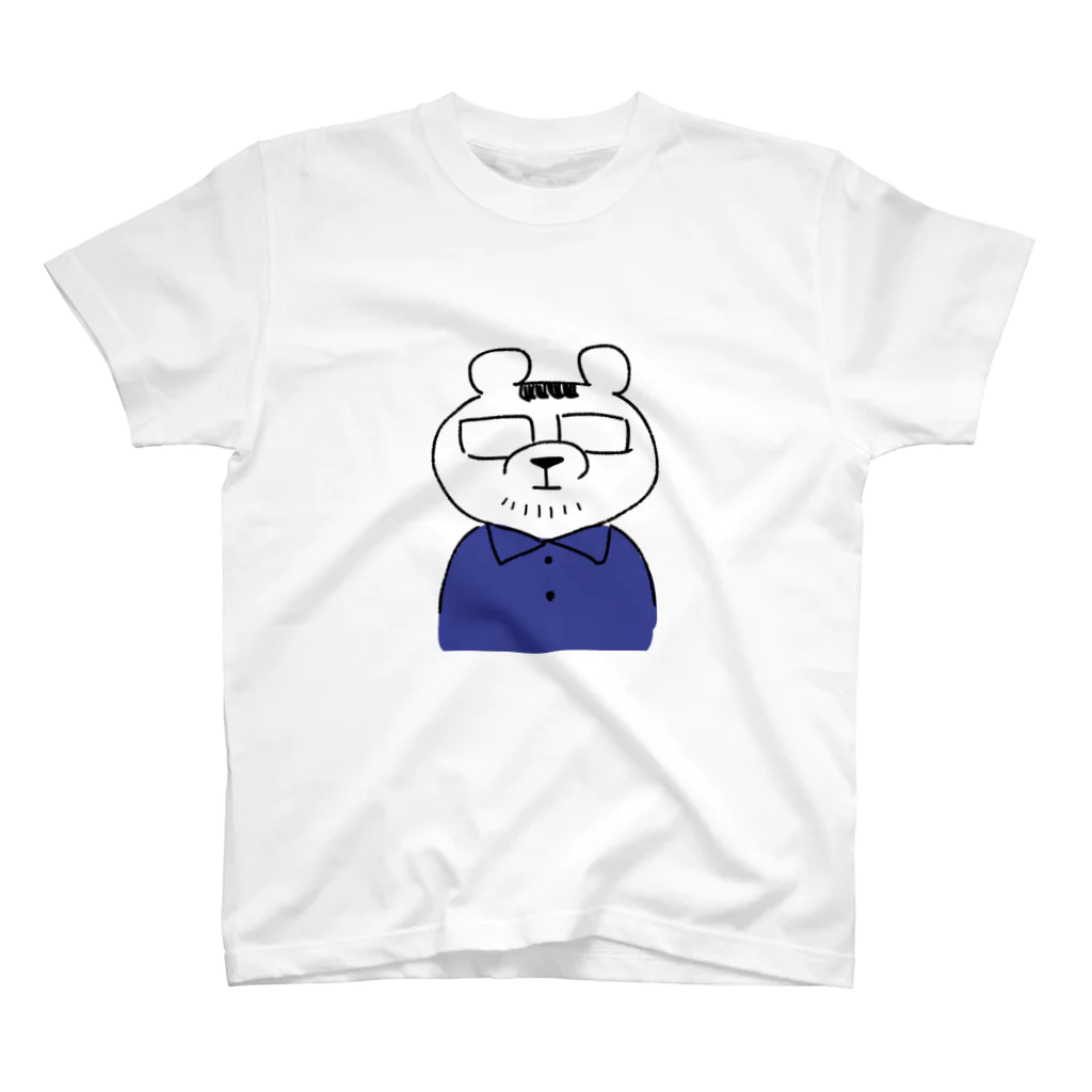 6156_roigoroのパッツンクマのパツクマくん スタンダードTシャツ