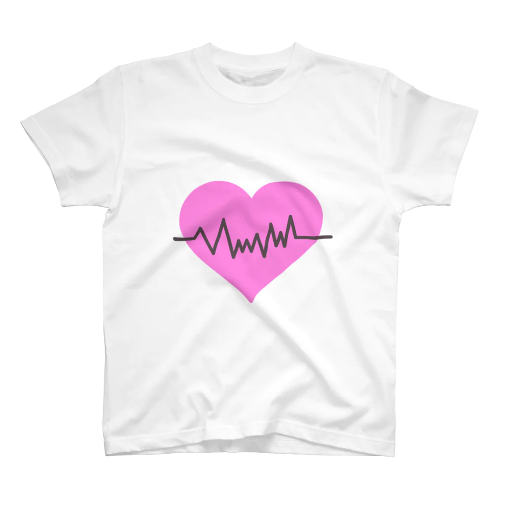 ＰａＮのHeart ECG Regular Fit T-Shirt