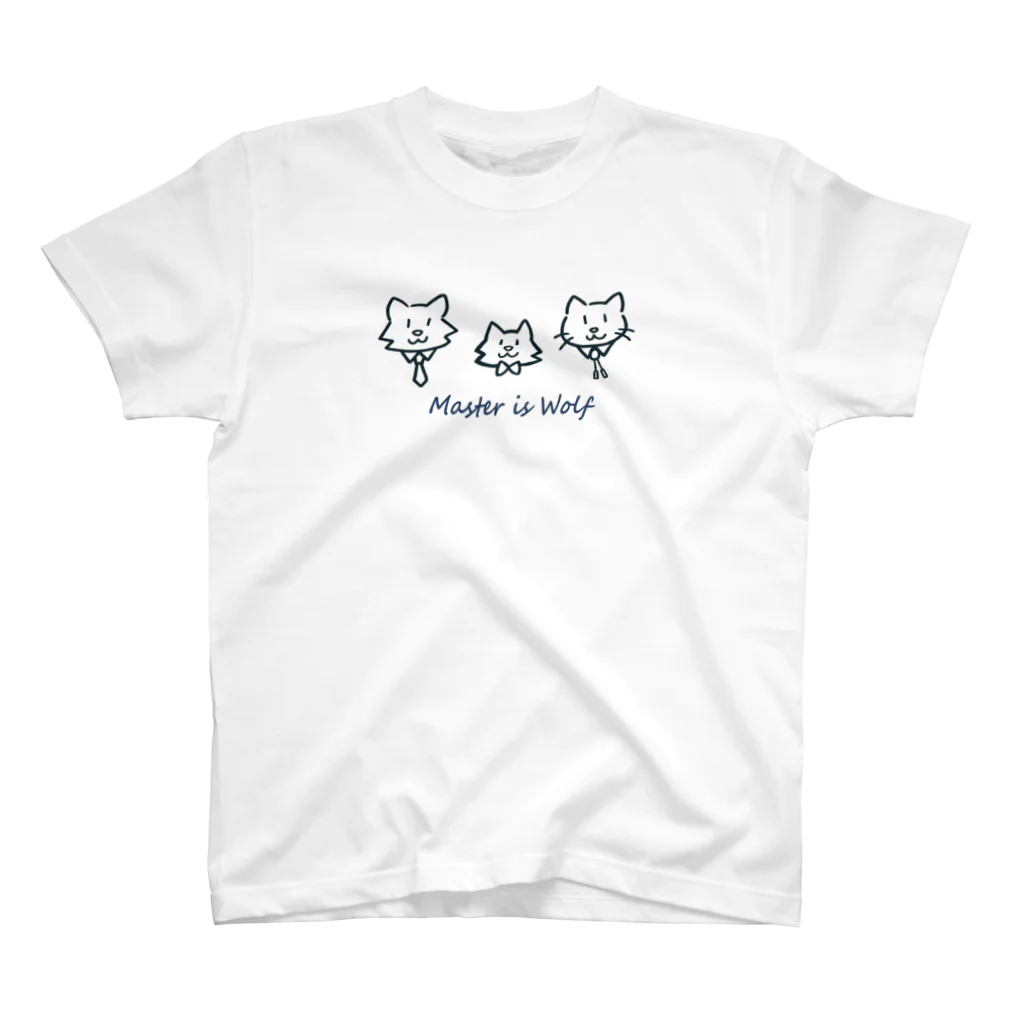 マスターはオオカミ🐺の「マスターはオオカミ」のトリオ（モノクロ） 티셔츠