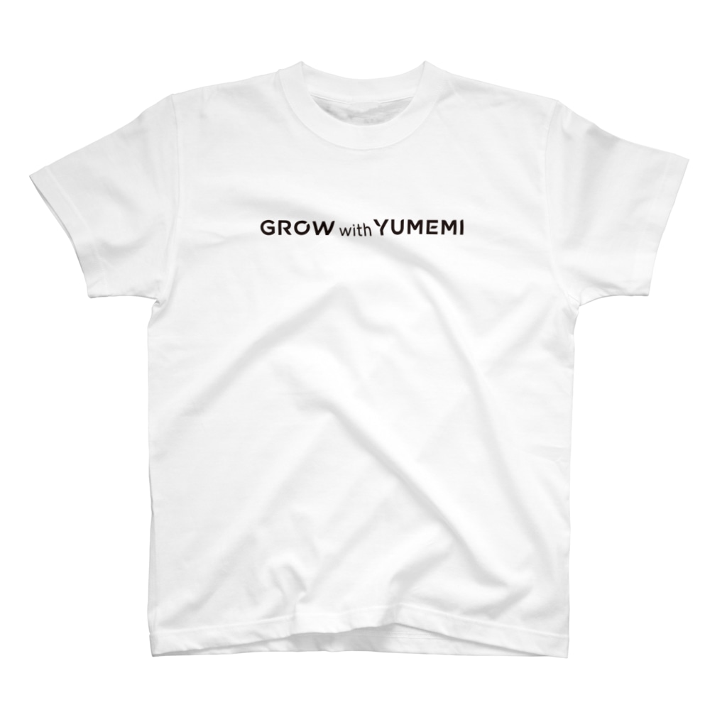 YUMEMIのGROW with YUMEMI（黒） Regular Fit T-Shirt
