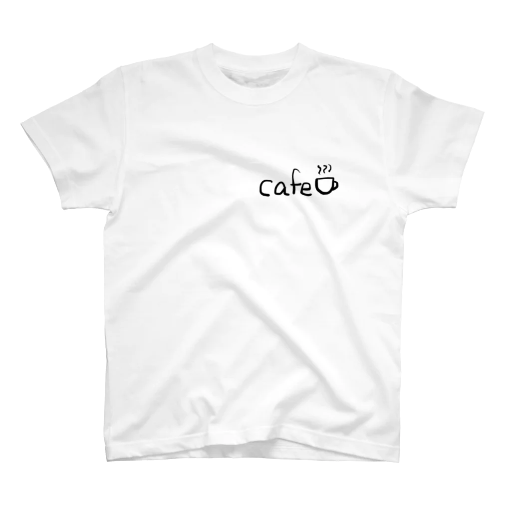 エリザベスゴリラのバックにはカフェがあるよ スタンダードTシャツ