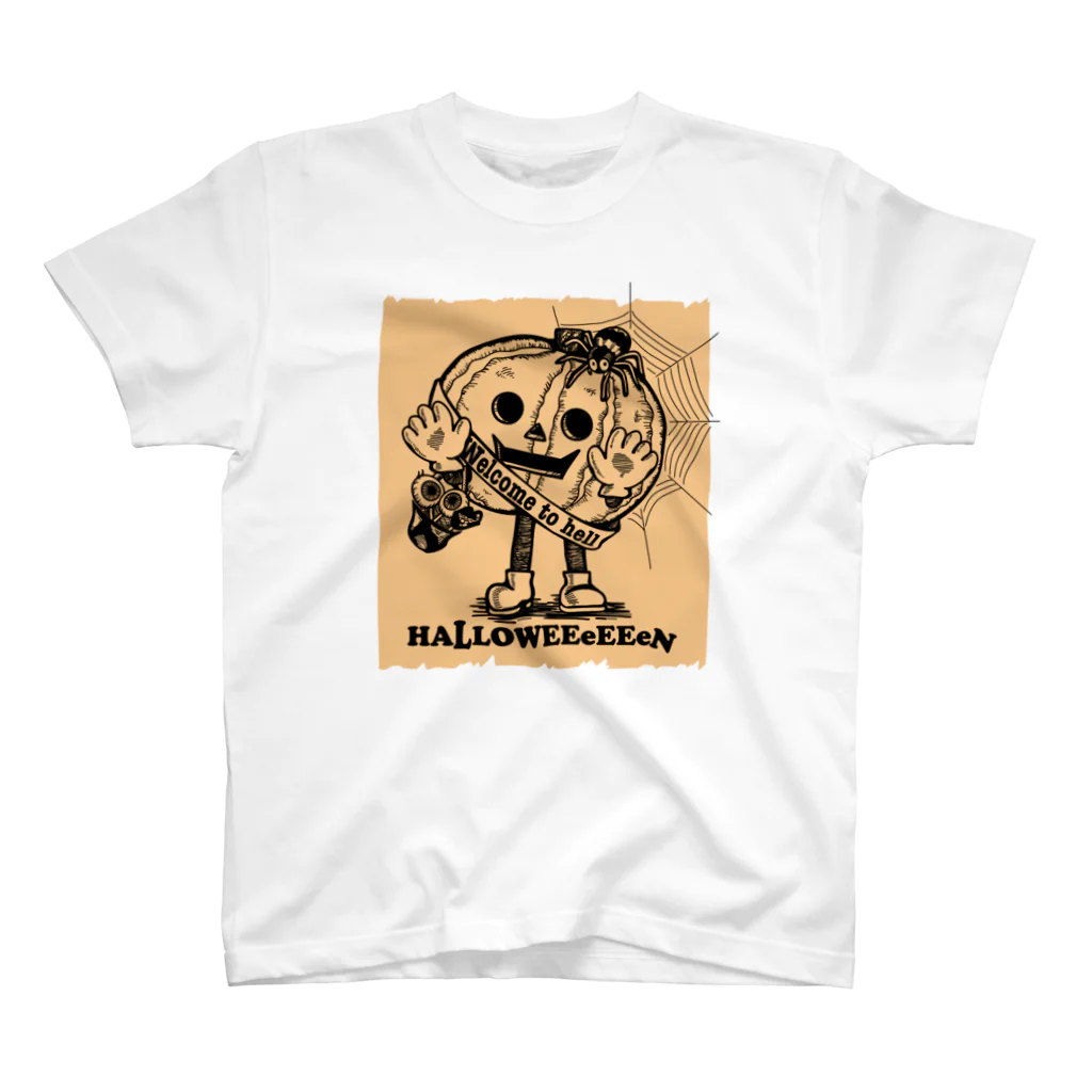 yuccoloのハロウィーーンかぼちゃん スタンダードTシャツ