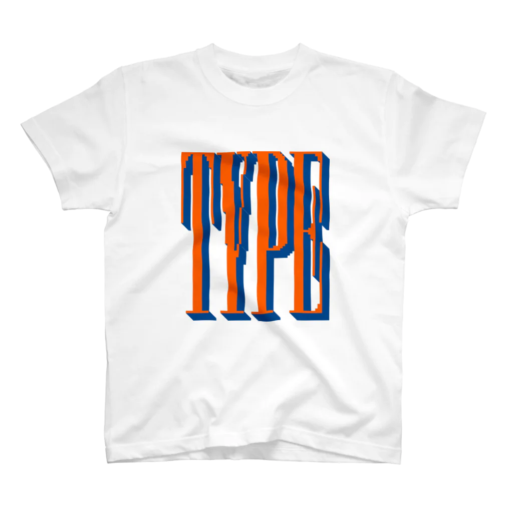 TypeCacheのTYPE Pixel Shadow tee スタンダードTシャツ