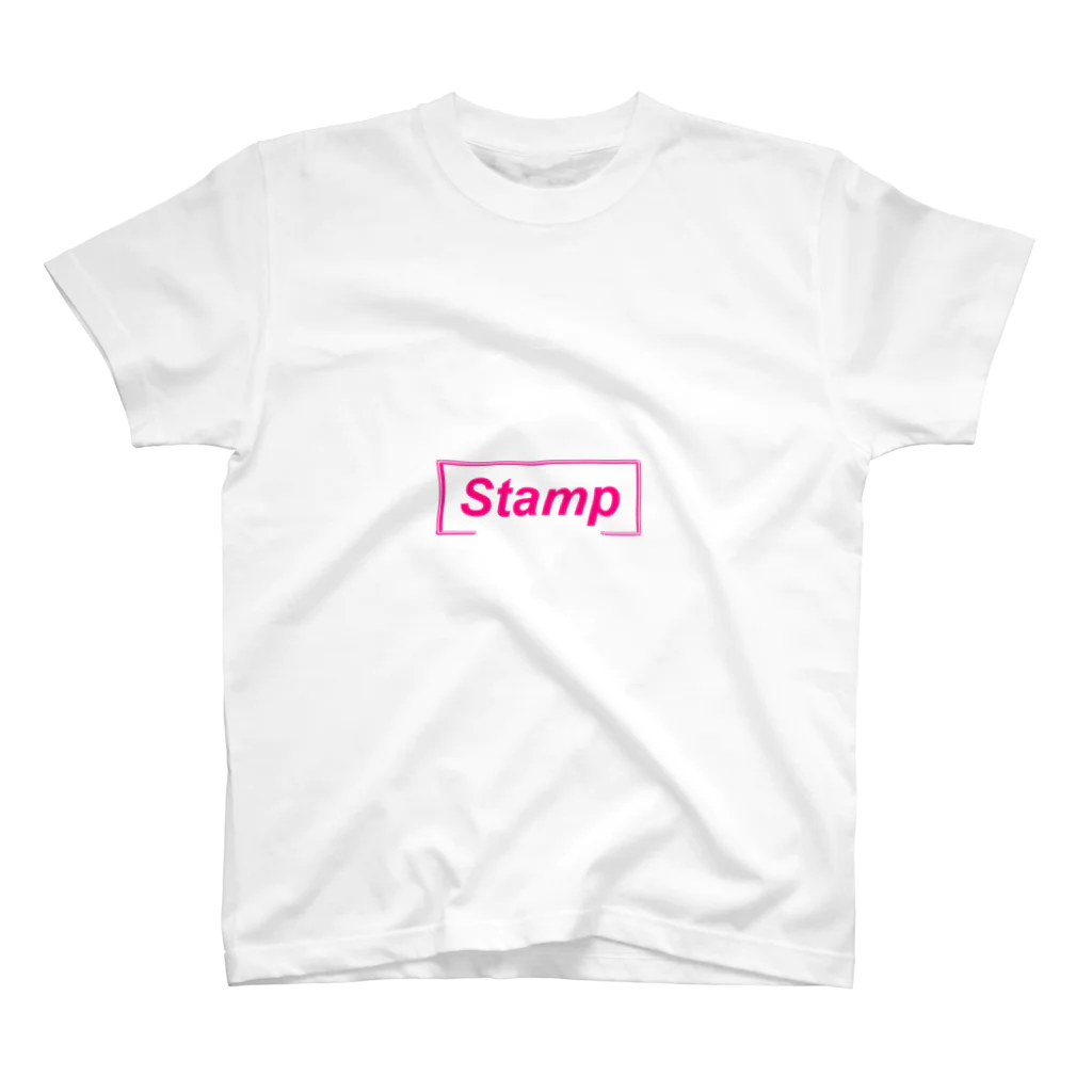 2step_by_JrのStamp Regular Fit T-Shirt