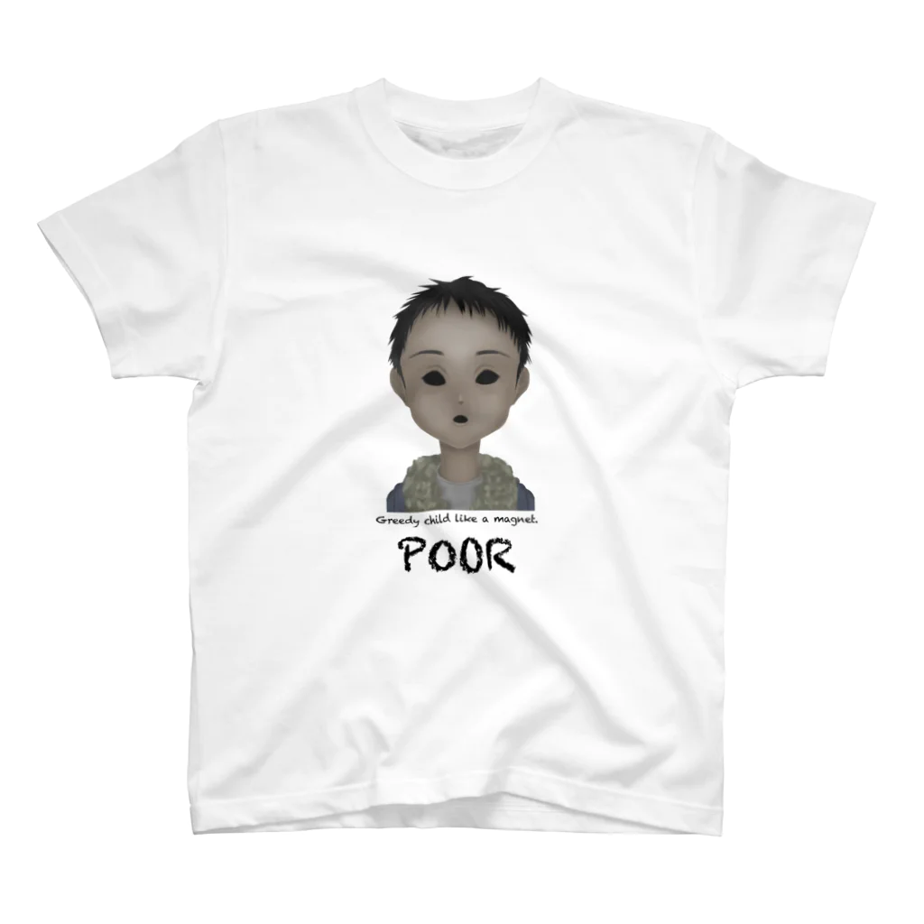 FREE KIDのPOOR スタンダードTシャツ