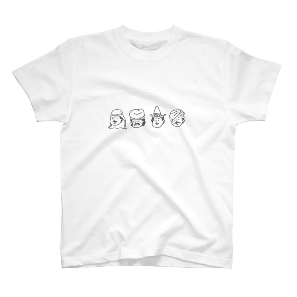 ひょうたん堂のひょうたん堂いろいろなおじさんたち Regular Fit T-Shirt