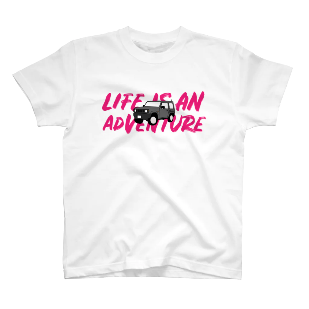 ジムニコのお店のLIFE IS AN ADVENTURE ジムニー スタンダードTシャツ