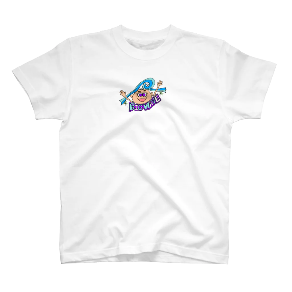 Ki Ra ku Niの" Big Wave " スタンダードTシャツ