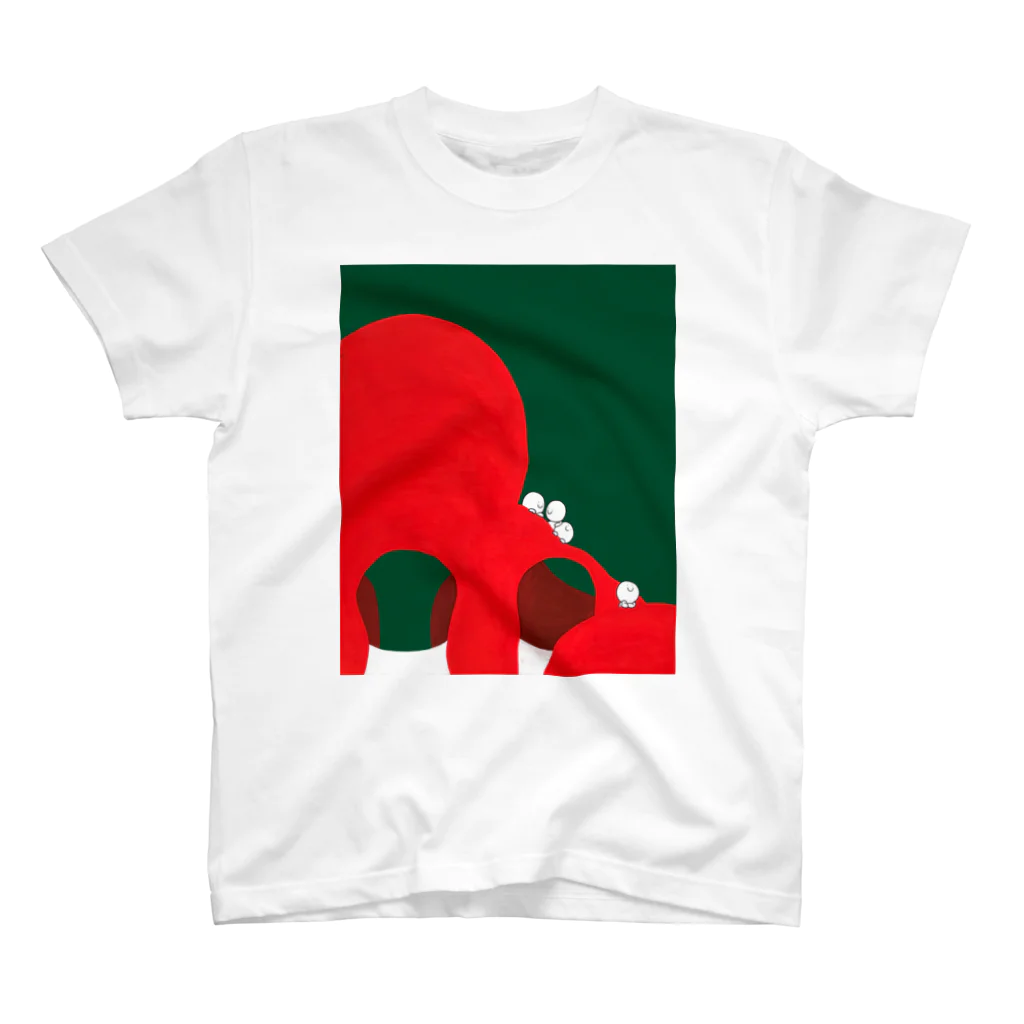 PLAYFUL DAYSの【PLAYFUL DAYS】タコの山 Tシャツ Regular Fit T-Shirt