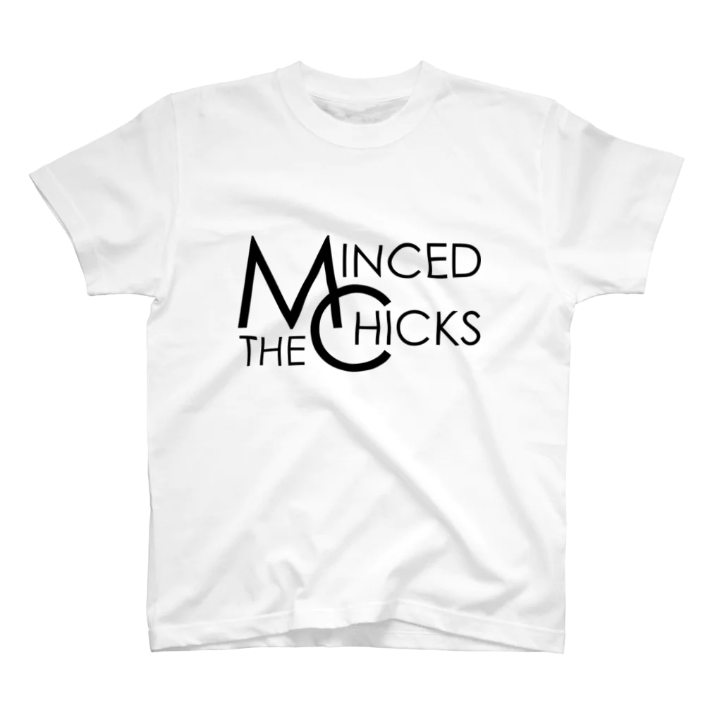 The Minced ChicksのThe Minced Chicks Tシャツ（黒文字） Regular Fit T-Shirt