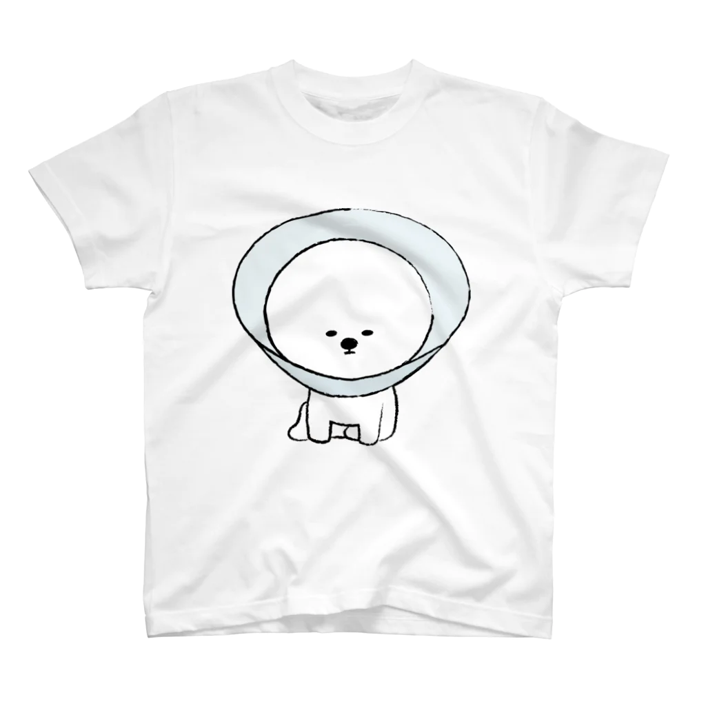 まんまるビションのまんまるビション（エリザベスカラー） Regular Fit T-Shirt