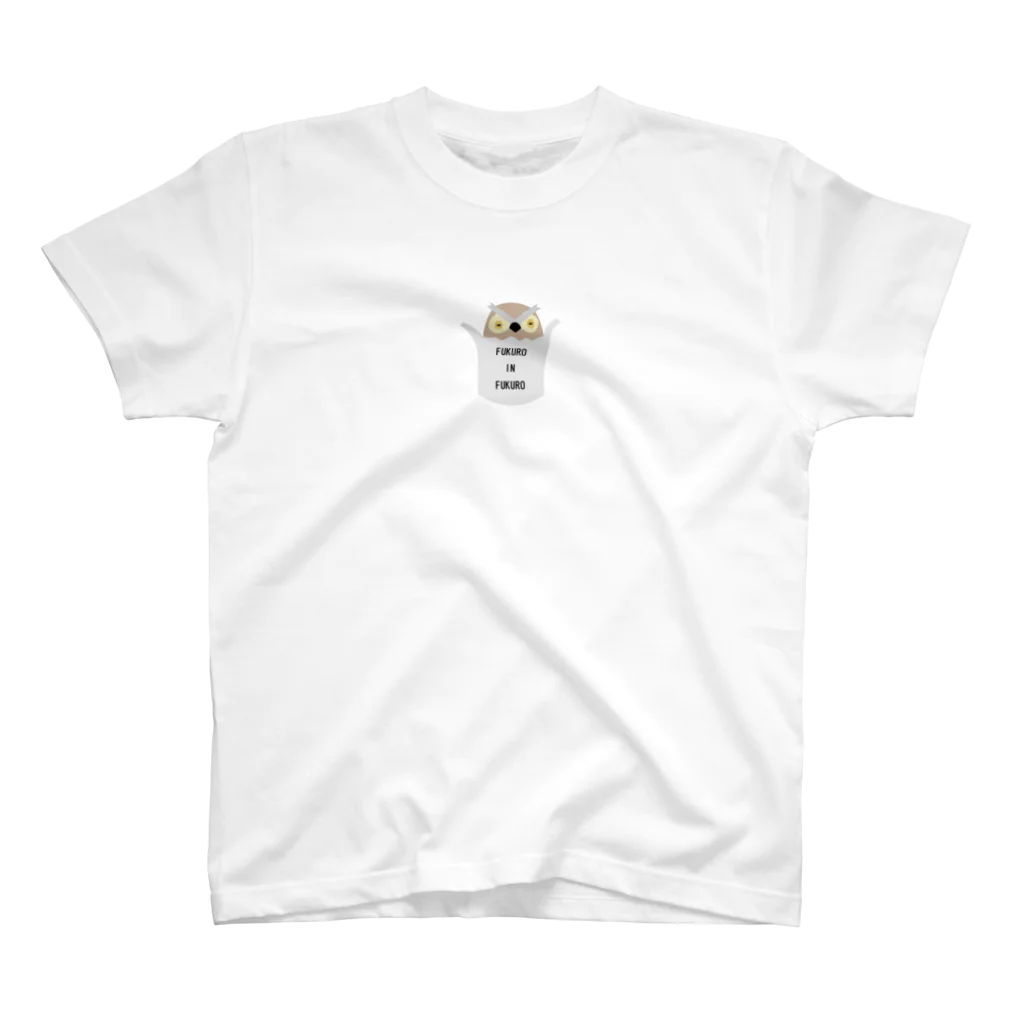 BUMPUKUのフクロウふくろ Regular Fit T-Shirt