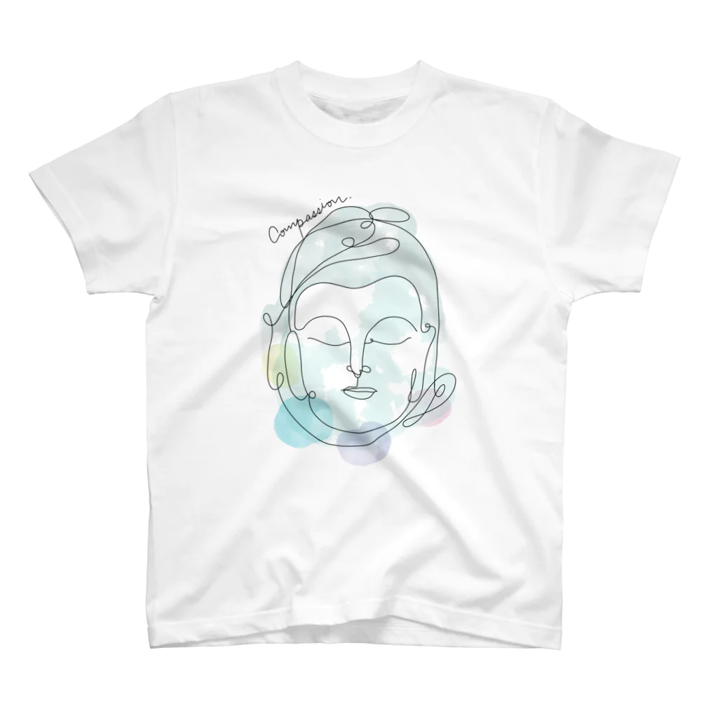 ドリゼラのおみやげ販売所のCompassion Buddha -Original- Regular Fit T-Shirt