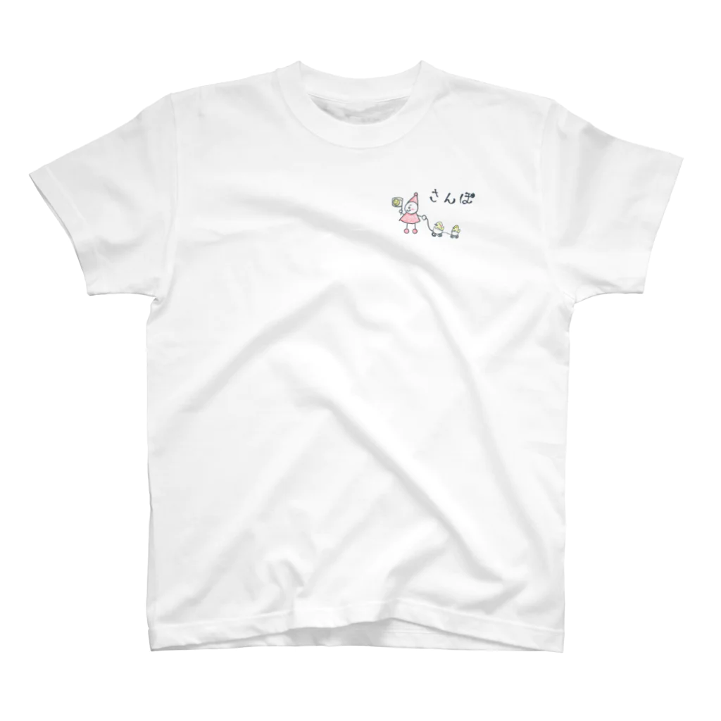 Icco-shopのIcco信者とピヨ子の日常【さんぽ】 Regular Fit T-Shirt