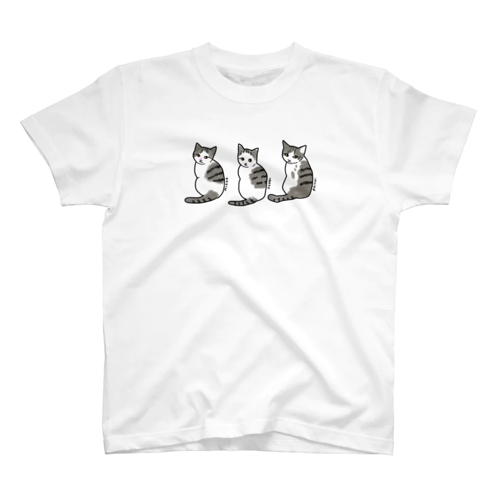 喫茶・シャム猫のDASA★CUTS～３きょうだいのみVer.～ スタンダードTシャツ