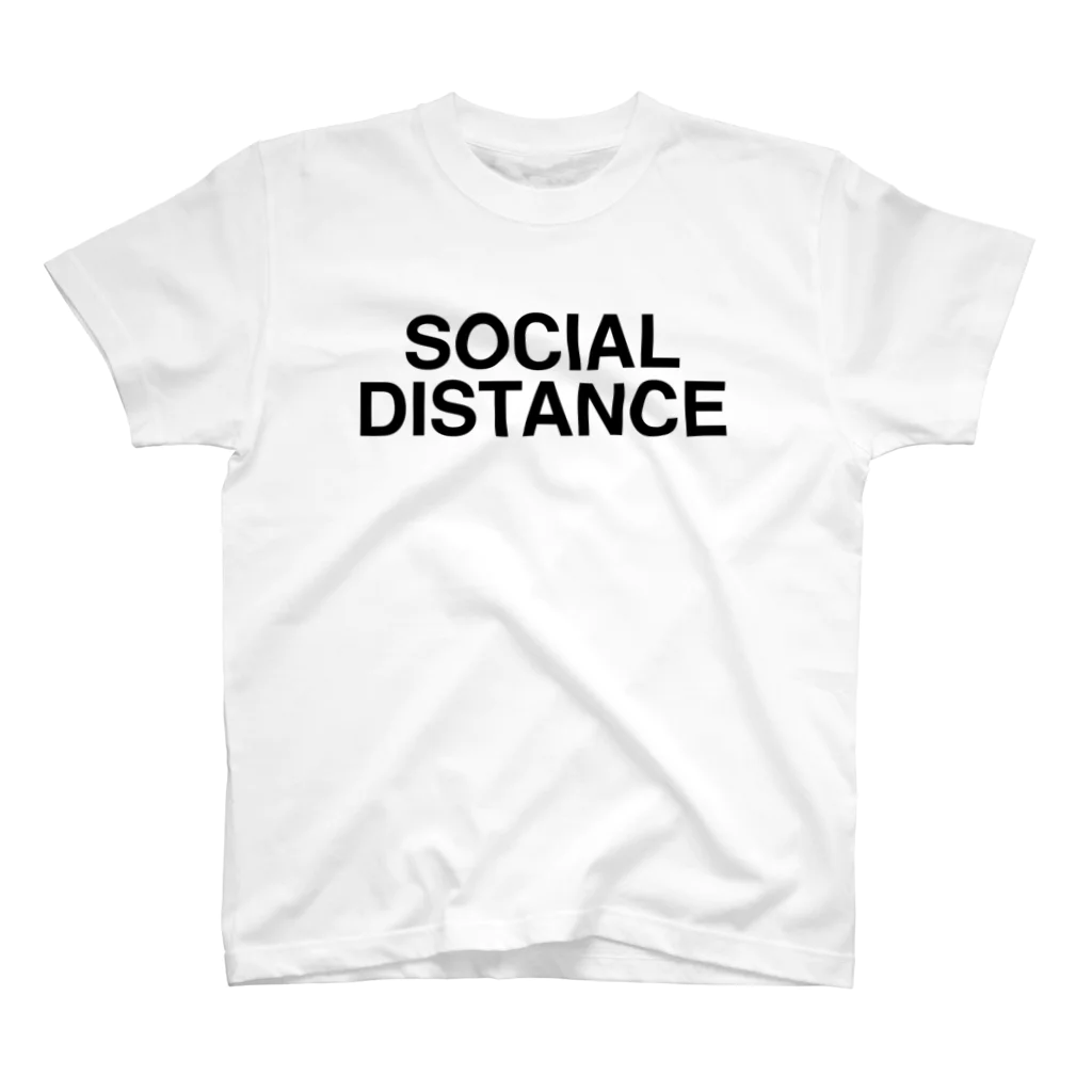 TOKYO LOGOSHOP 東京ロゴショップのSOCIAL DISTANCE-ソーシャルディスタンス- Regular Fit T-Shirt