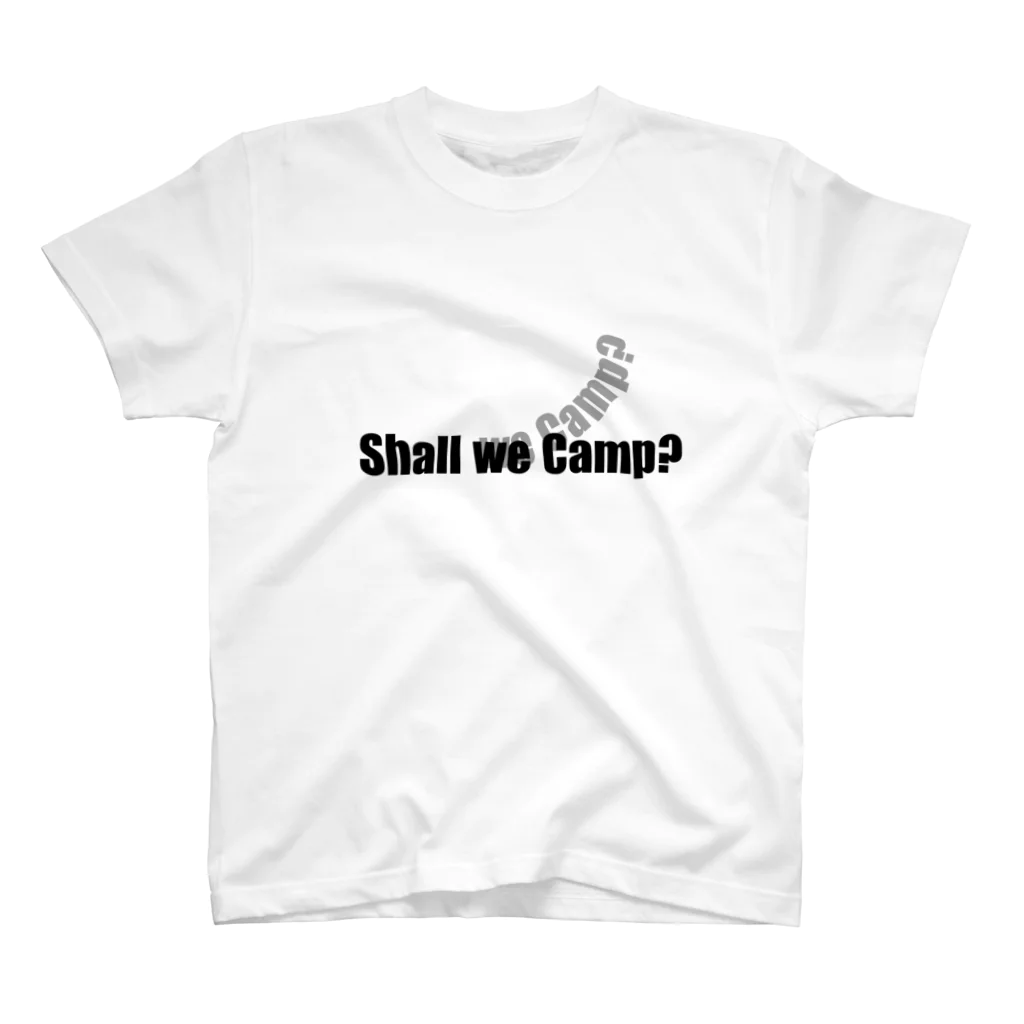 アイム・キャンパーのShall we camp? スタンダードTシャツ