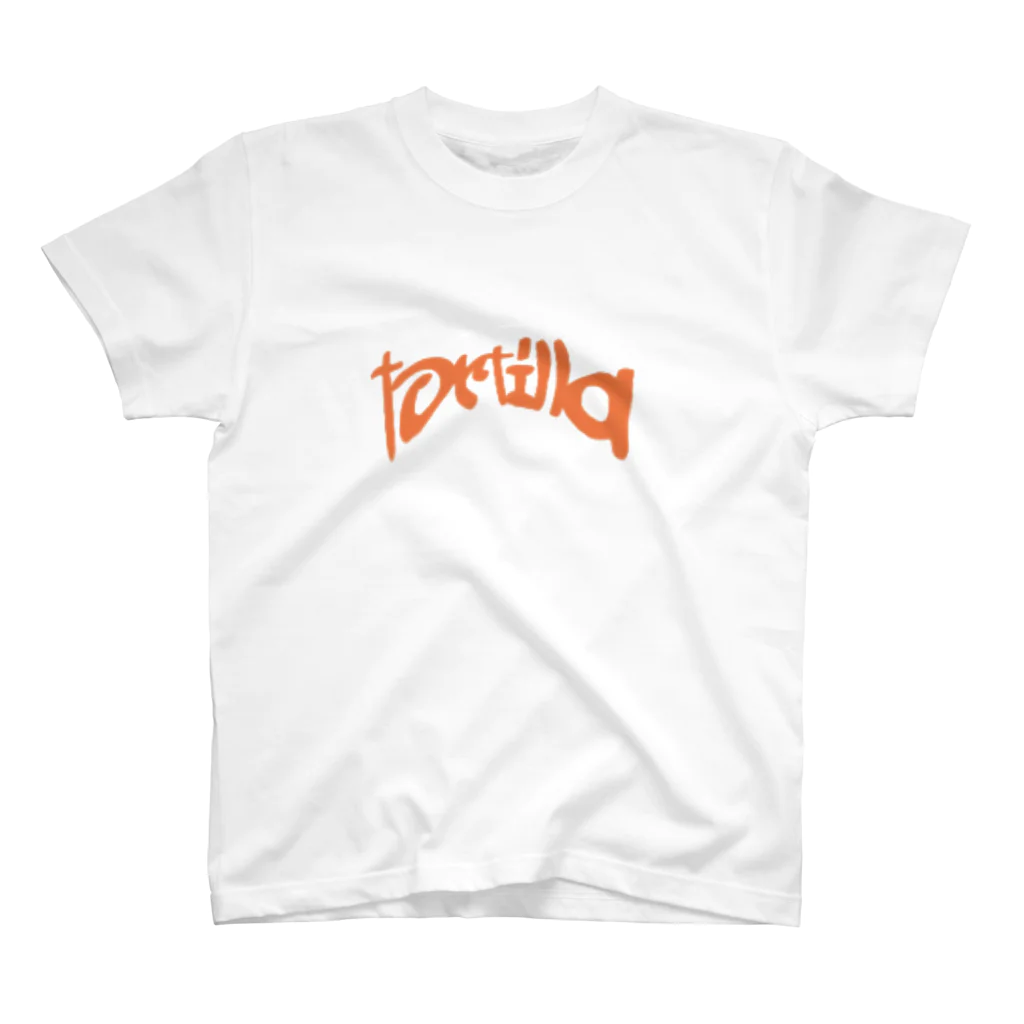 shakeのトルティーヤ tortilla オレンジ スタンダードTシャツ