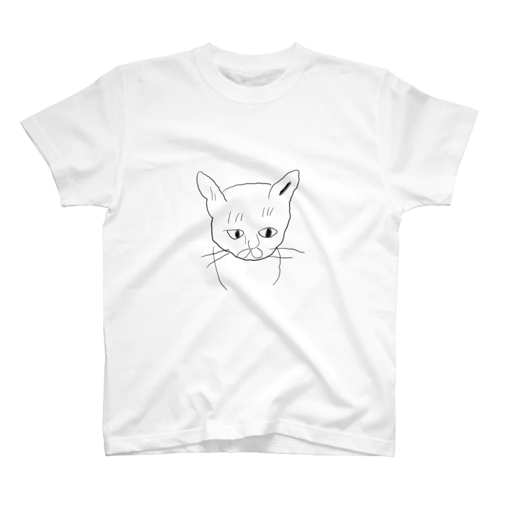 ぽちのヘンテコ猫 スタンダードTシャツ