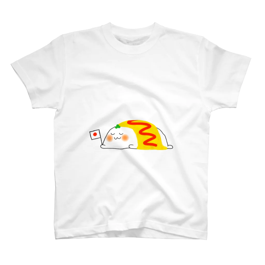 オフトゥンぐらし！のオムライスぐらし！ スタンダードTシャツ