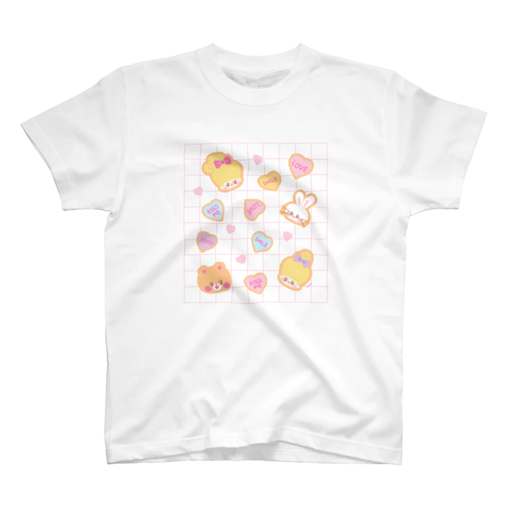 ちゃめっこまうすのrefrain refrain cookie 2 スタンダードTシャツ