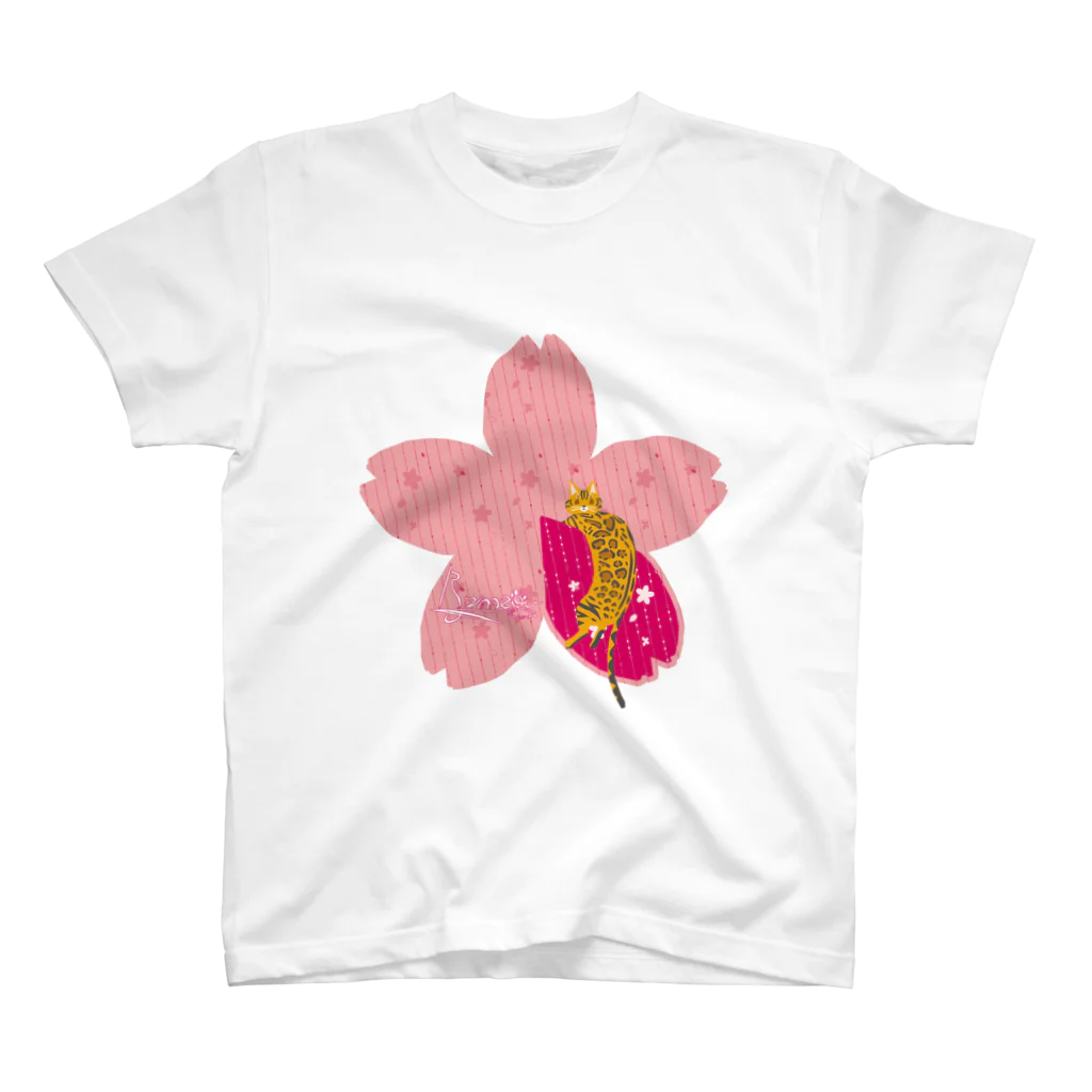 frmeowのSakura[Red-Bengal] Regular Fit T-Shirt