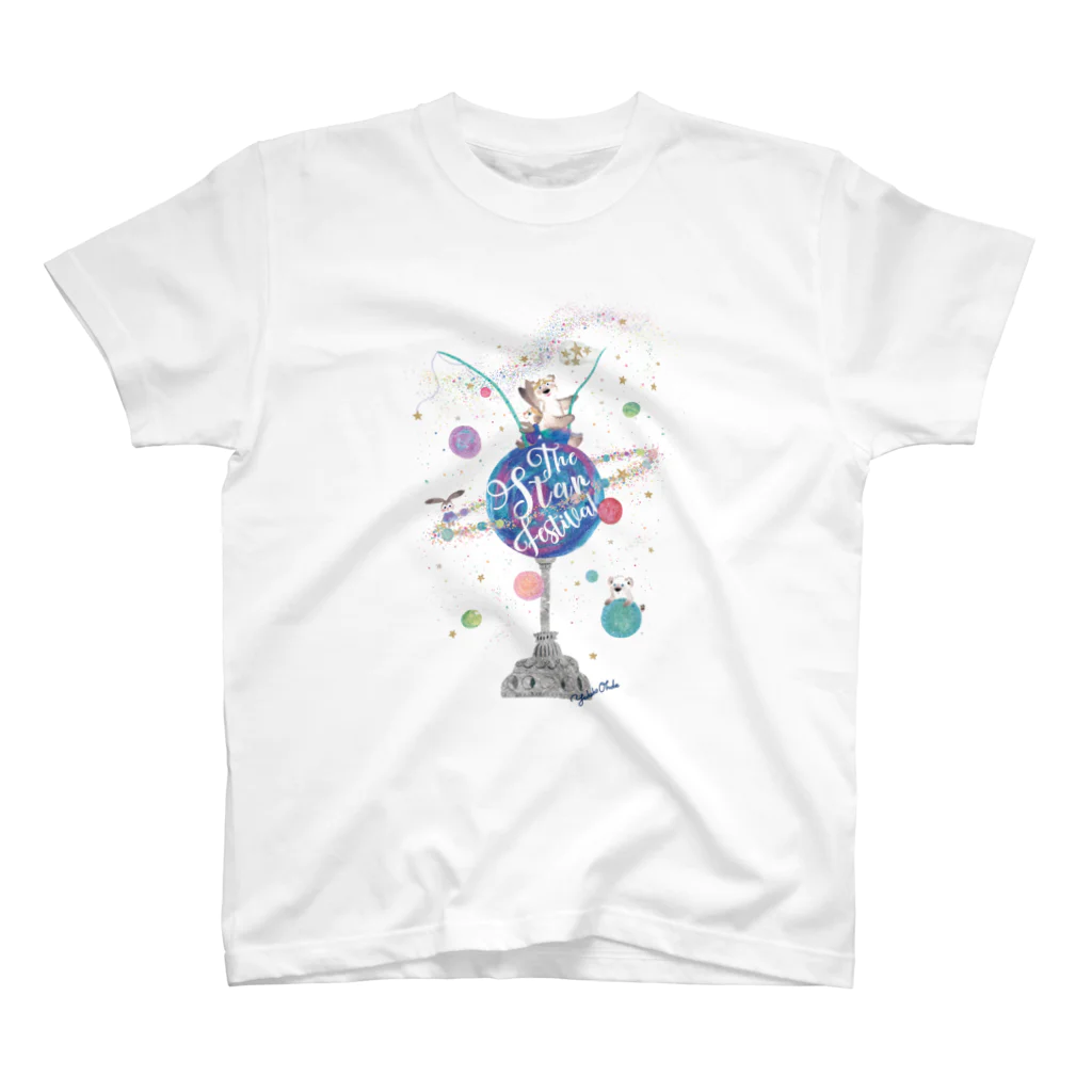 イラストレーター おおでゆかこのStar festival スタンダードTシャツ