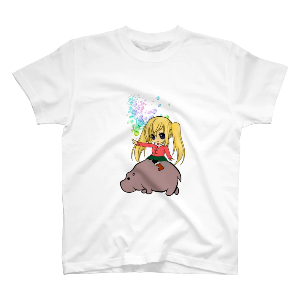 Dodokoのカリンとヒッポ スタンダードTシャツ