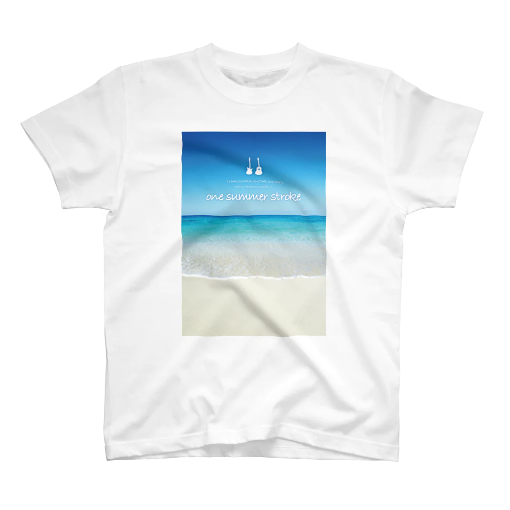 luvcat designの萩原悠ギター教室 ワンサマイメージ(SIDE-SEA) スタンダードTシャツ