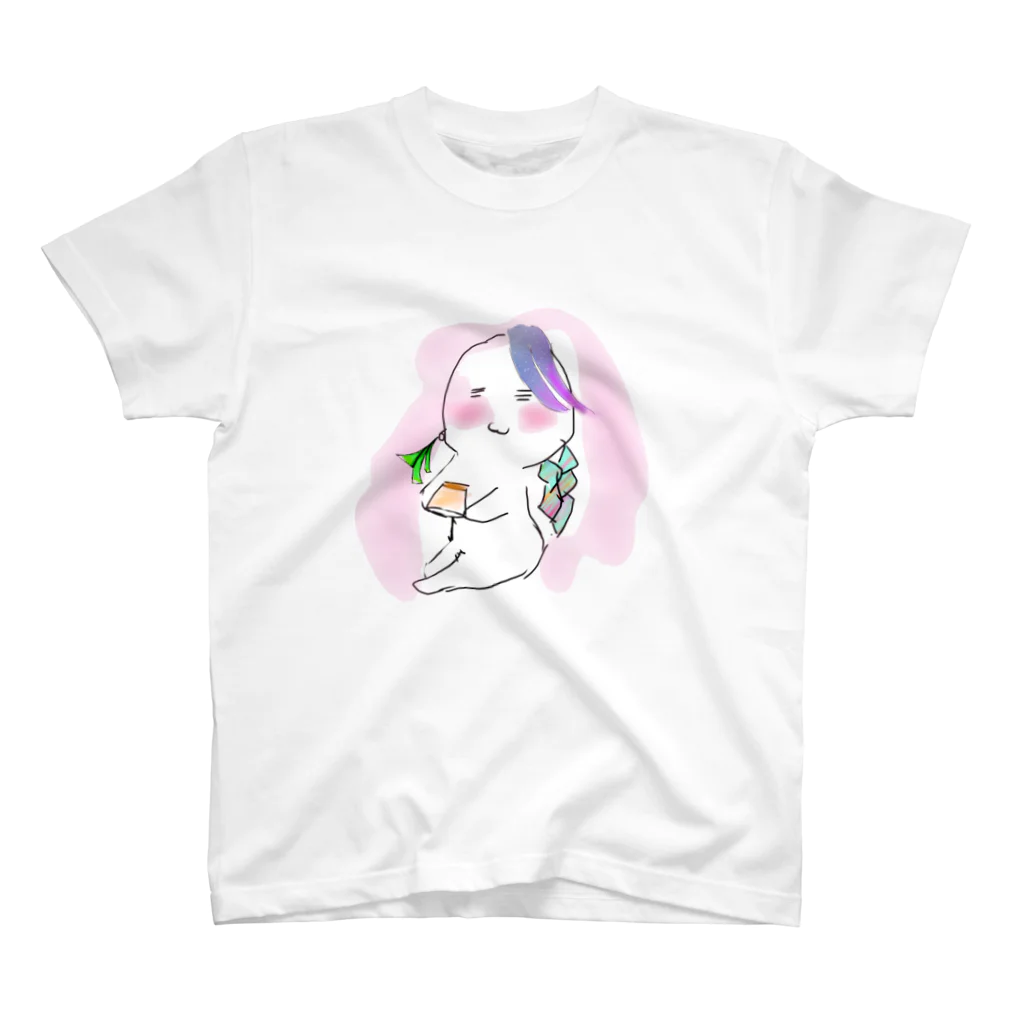 LASTshopのプリン大好きリアム君(ミニキャラ) スタンダードTシャツ