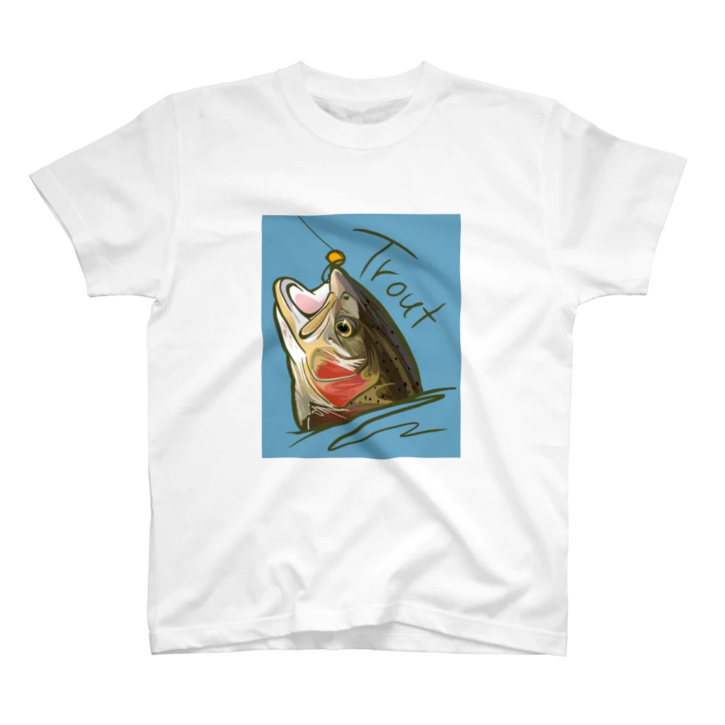 🎨nanairo🐟のtrout スタンダードTシャツ