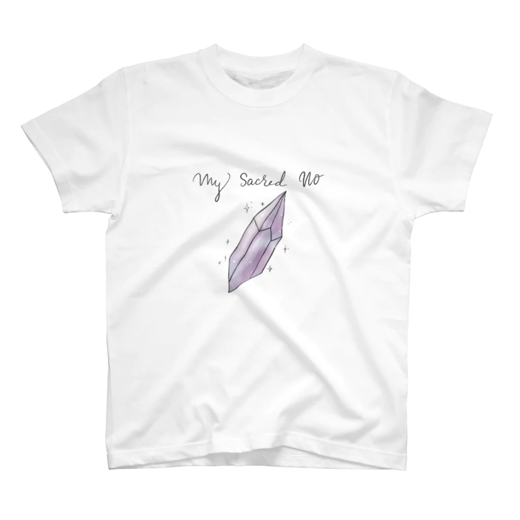 ドリゼラのおみやげ販売所のMy Sacred No Crystal Regular Fit T-Shirt