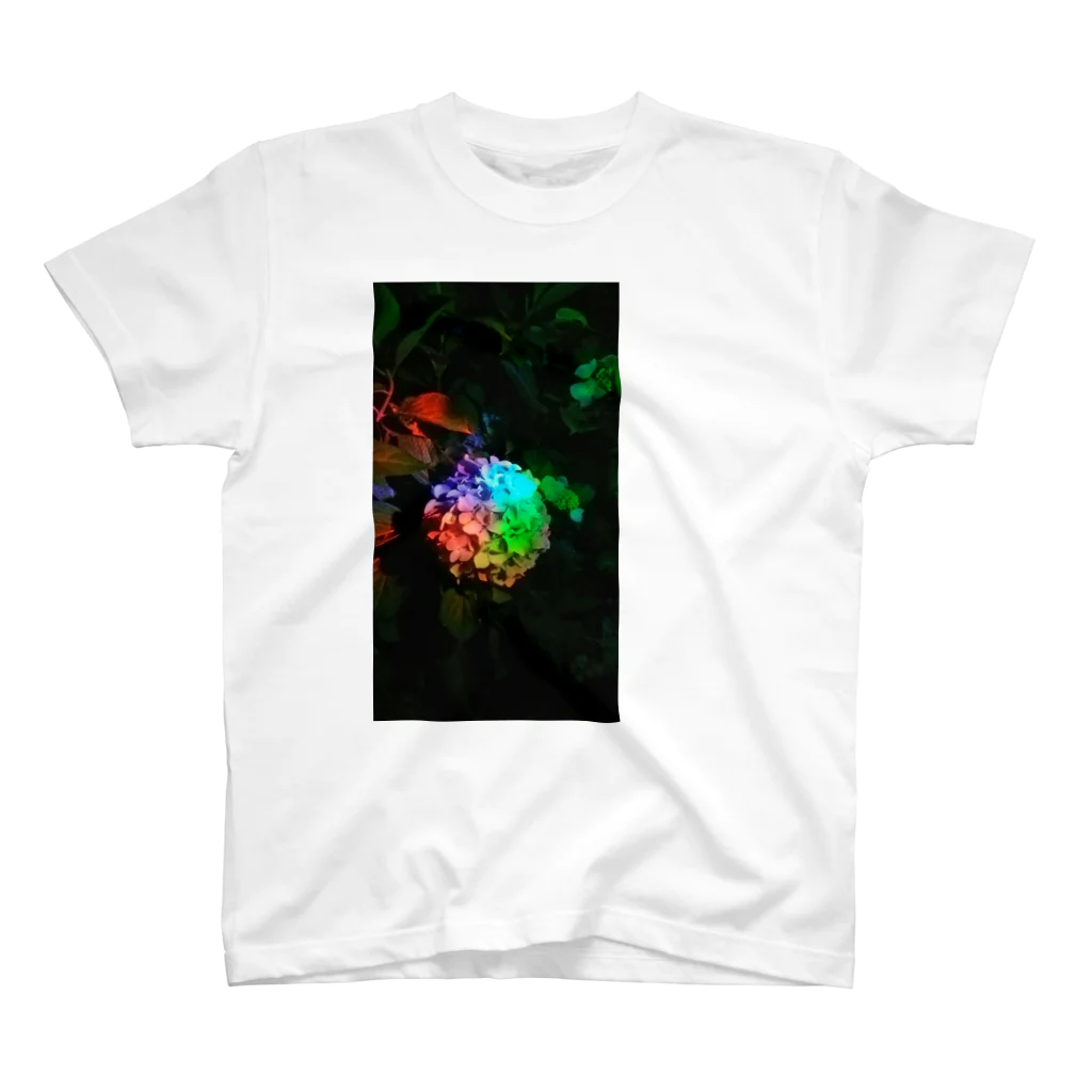 YONEの「レインボー紫陽花」 スタンダードTシャツ