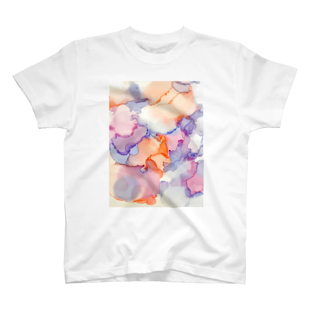 com eddy コムエディーのalcohol ink art Regular Fit T-Shirt