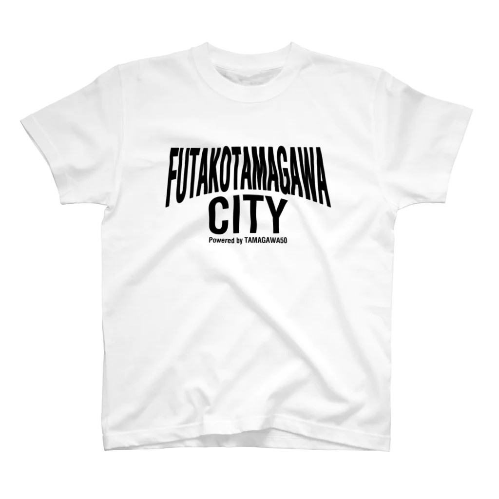 たまがわ50のFUTAKOTAMAGAWA CITY Regular Fit T-Shirt