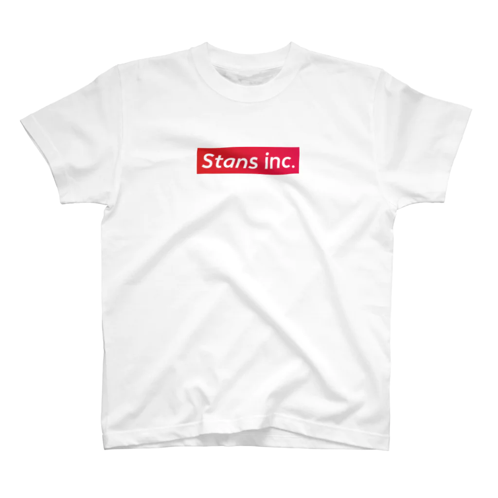 stansのStans T-shirt red スタンダードTシャツ