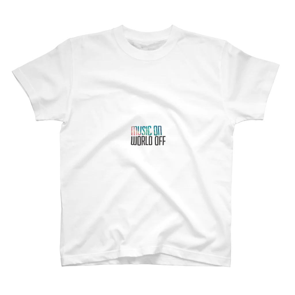 ゆーや⊿のMUSIC ON WOLRD OFF Regular Fit T-Shirt