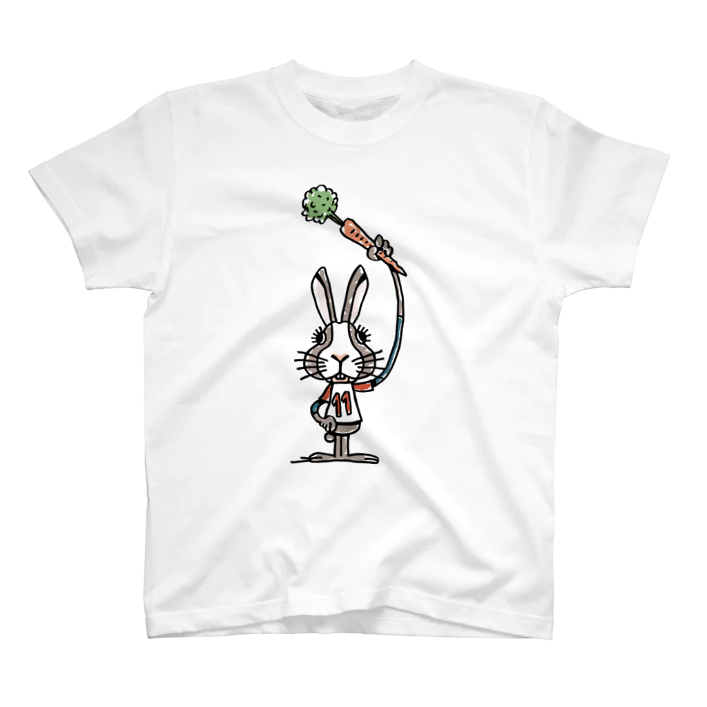 小島サエキチ　イラストレーターのRABBIT11　うさぎ スタンダードTシャツ