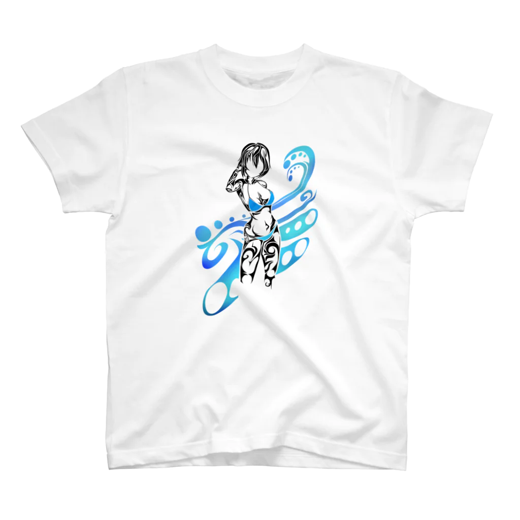 THE禅のSUMMER‐GIRL Regular Fit T-Shirt
