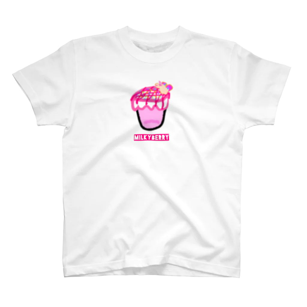 Ama_chanのゆめかわ✩ベリーミルク スタンダードTシャツ