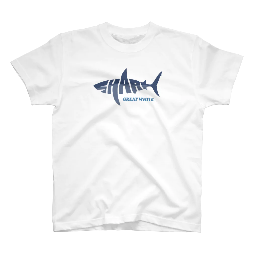 kg_shopのSHARK -Logo Style- Regular Fit T-Shirt