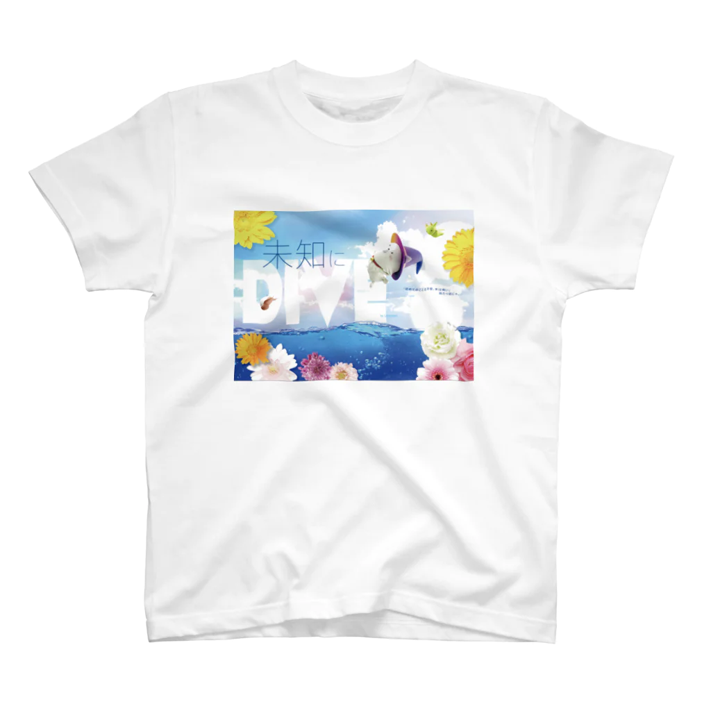 Shibuya_NyanCoのニャン公DIVE（未知）シリーズ Regular Fit T-Shirt