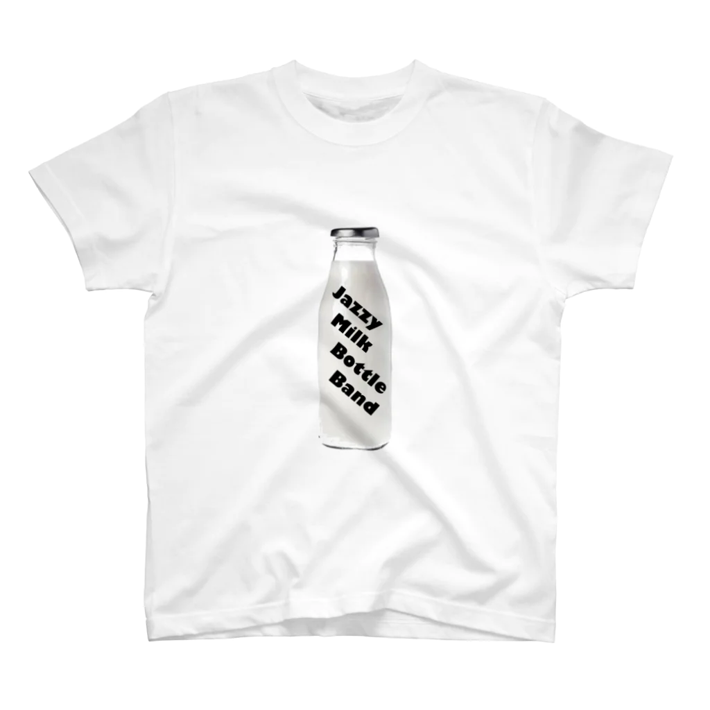 MARS shopのJazzy Milk Bottle Band Regular Fit T-Shirt