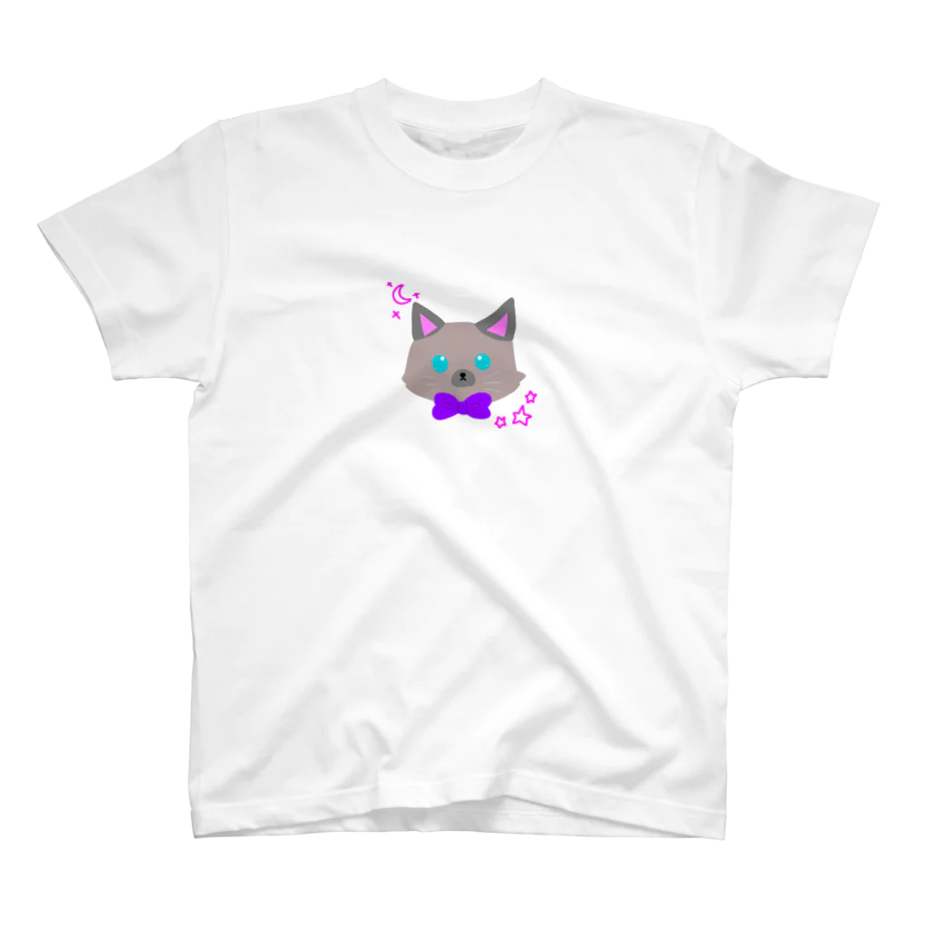 Ama_chanのきらきらシャム猫ちゃん スタンダードTシャツ