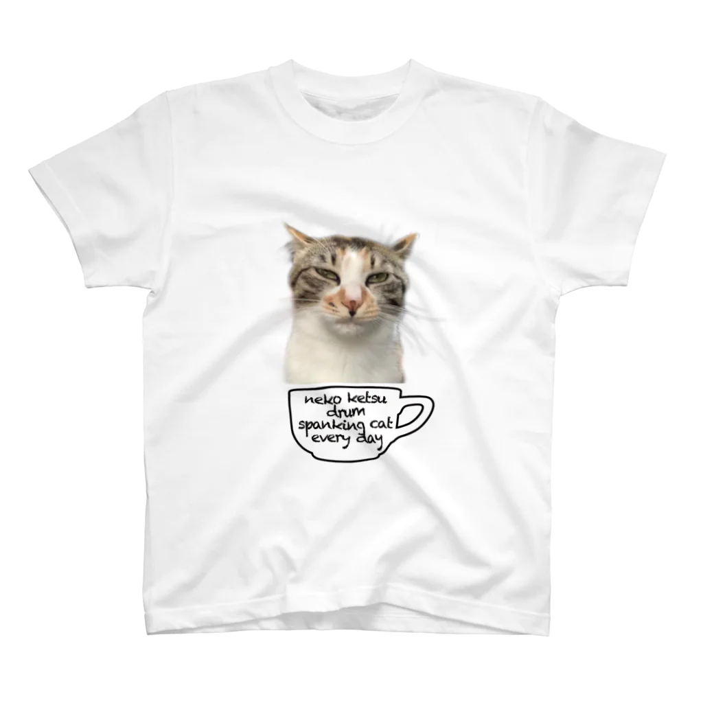 猫ケツドラマーのトオルのケツドラム猫のみなちゃん③ スタンダードTシャツ