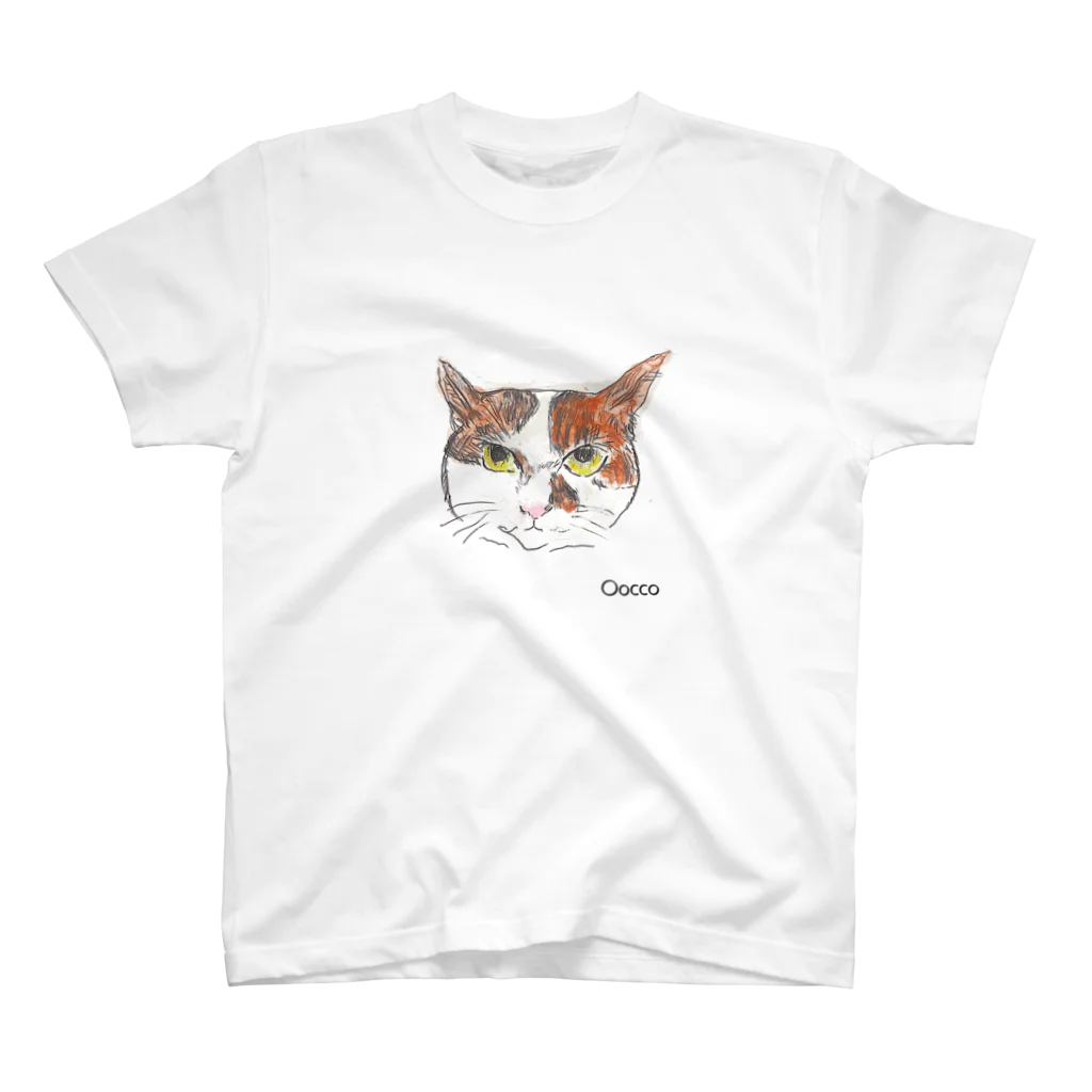 Ooccocatのおこりねこ スタンダードTシャツ