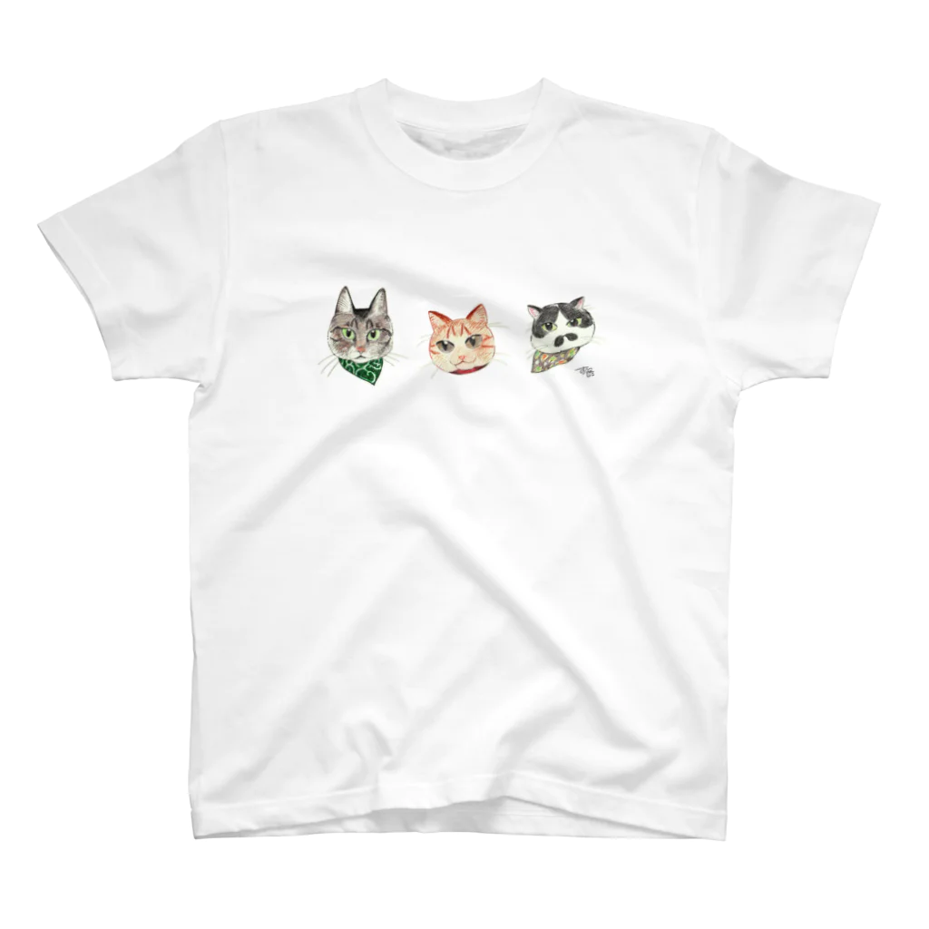 suwamiSHOP SUZURIのねこたち スタンダードTシャツ